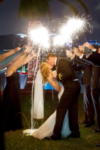 Wedding Sparkler Photography